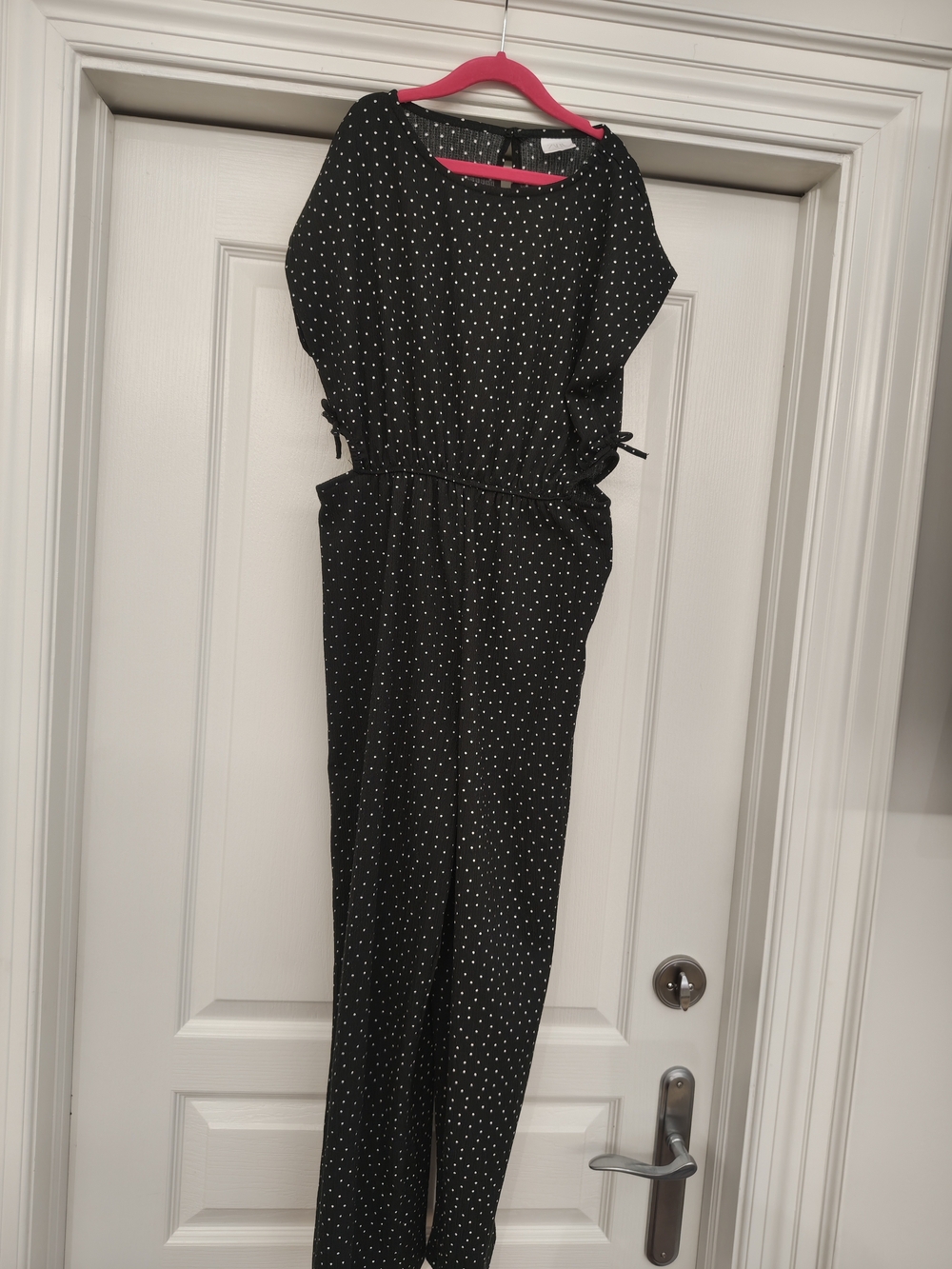 Zara Black Polka Dot Girls' Jumpsuit